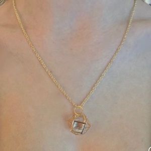 Geometric chain necklace